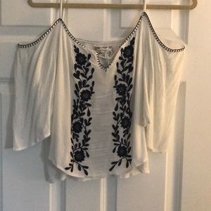 off the shoulder shirt